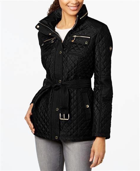 black winter jacket women's michael kors|Michael Kors ladies padded coats.